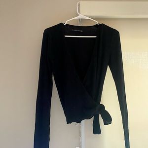 Abercrombie sweater wrap top